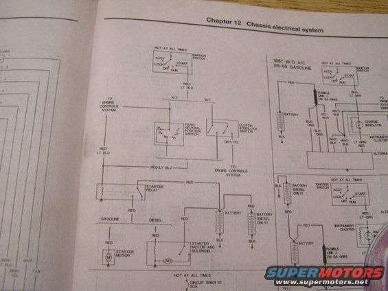 Starter wiring diagram