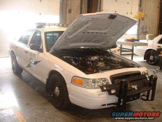 Another 2007 Crown Victoria w/ decals getting ready for service