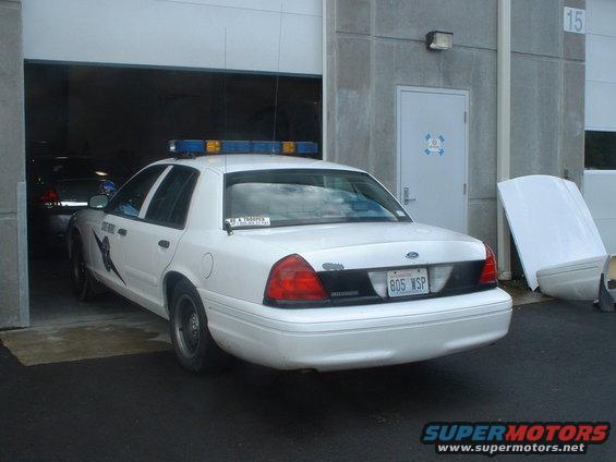 Rear view of 2001 Crown Victoria