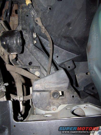 Location of airbox