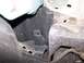 Area directly below airboxCutting this would theoretically allow access, via tubing, to air from i...