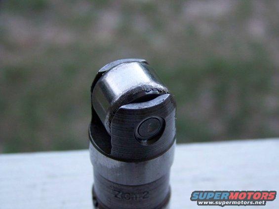 This allowed the rollers to spin in its bore - you can see the build up of metal on the side of the roller.