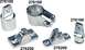 1992 Ford Bronco - Various chrome-plated boat hardware parts, including deck hinges and fittings, are displayed with their corresponding part numbers.