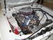 1978 Ford Mustang II - Engine bay view of a V8 engine with chrome accents and a large air filter.