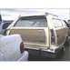 1973 Ford Ranchero - Rear view of a 1973 Ford Ranchero station wagon with wood grain trim.