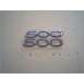 1973 Ford Ranchero - Pair of '500' emblems, likely for a car or truck.