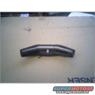Black car tail light assembly with clear lens strip