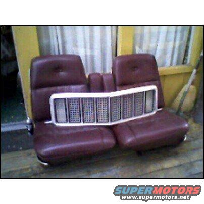 car seats with a white grille on top