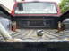 1994 Ford F-250 - Rear view of a 1994 Ford F-250 pickup truck bed, showing the tailgate area and rear window with Ford decals.