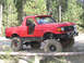 1989 Ford Bronco - This modified Ford Bronco is equipped for off-road adventures with its lifted suspension and snorkel.