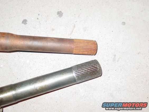 30 vs 35 spline stubs