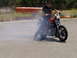1983 Honda CB550 - Burning old rubber