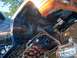 1978 Ford Bronco - The interior of a vehicle is adorned with custom artwork depicting American landmarks and symbols.