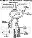 Low-Pressure In-Tank Fuel Pump for '84-89 EFIs
The large (~3") mounting plate shown is for '88-...