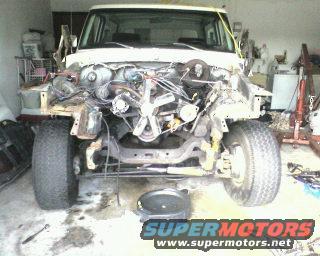 start of the tear down