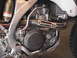 2007 Yamaha YZ450F - Yamaha engine detail, focusing on the crankcase and exhaust system components.
