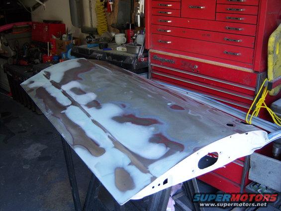 door done - ready for clean up and primer