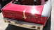 1996 Ford Probe - The rear of a car is shown, with the trunk lid removed and the bumper detached.