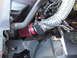 1992 Ford Crown Victoria - Close-up view of an aftermarket cold air intake system installed in a vehicle's engine bay.