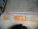1995 Ford C-350 (Centurion Conversions) - Car interior floor shows signs of rust and wear.