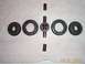 1975 Ford Torino - Differential bearings and pins are arranged on a white cloth, with the "Supermotors.net" watermark visible.
