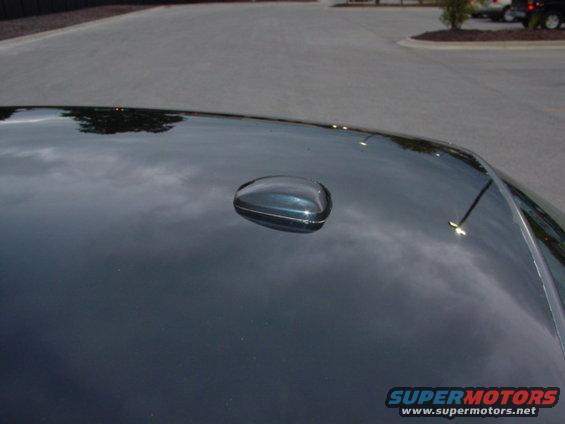 ant1full.jpg I didn't have the body shop fill one hole so I can mount an XM radio antenna. This antenna is not magnetic. It has a bolt on the bottom and is tightened with a nut. This antenna is actually from 06-07 Honda Accords. I bought it brand new from Honda along with the wires. 