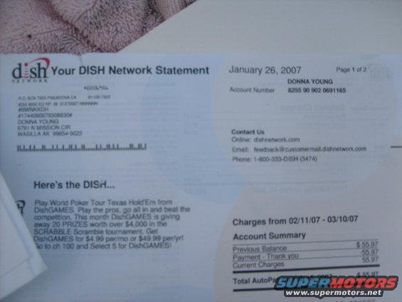DISH Network statement dated January 26, 2007