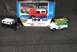 1996 Ford Bronco - Three Matchbox Ford Bronco toy vehicles are displayed, one in its original packaging.