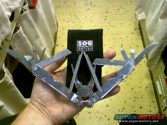 Multi-tool with SOG Specialty Knives sheath