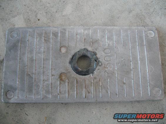 cut a shock mount sleeve and welded the edge in to fill in the tappered hole