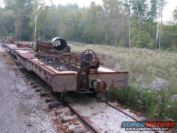 mow-junk.jpg Old maintenance of the way cars. 