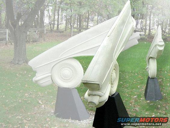 b57chevymonument-2.jpg This is the Yard Version, at about 8 Ft long, 7 Ft high