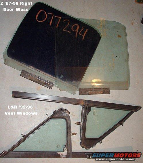 doorglassryan.jpg PRESOLD Door glass & vent windows