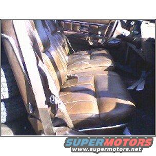 Brown leather interior seats and dashboard