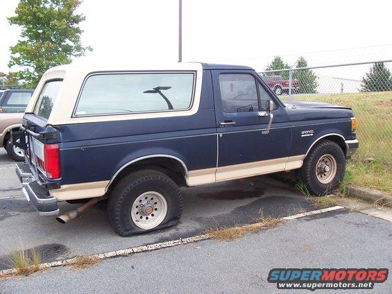 3 bald tires and one is a different size