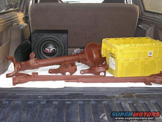 Freshly sandblasted and primed
