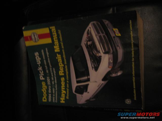 Haynes Repair Manual for Dodge Pick-ups 1994 thru 2001