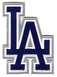 1993 Ford Bronco - An embroidered patch the LA Dodgers logo and website text.