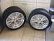 1964 Ford Ranchero - Pair of custom chrome wheels and tires, likely aftermarket parts.