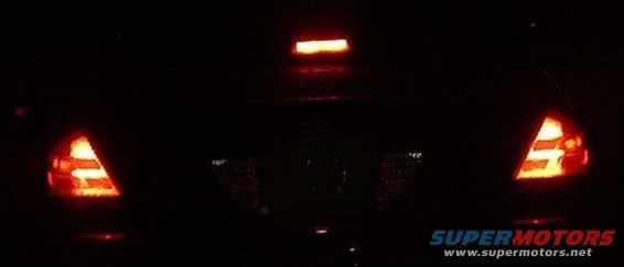 rearlightss.jpg LED Rear lights - note the lens is darker but the light emitted can be seen further.