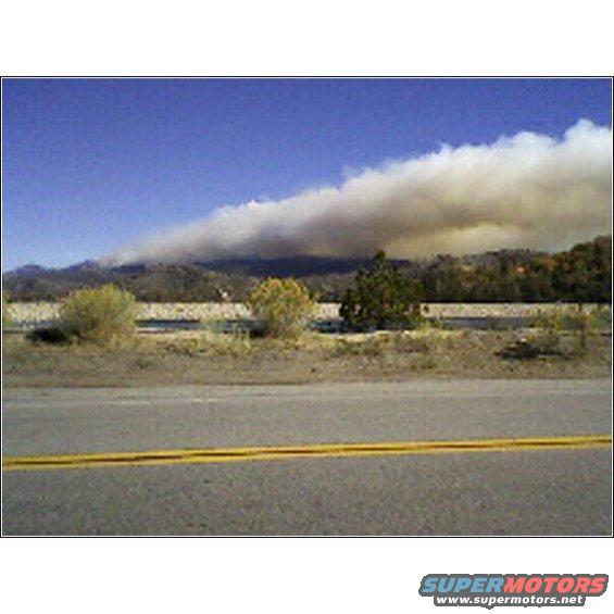 Looking East From Lake Arrowhead Dam @2:30 PM 10-23-07