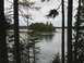 2003 Honda Shadow Aero - A view of a lake surrounded by trees under an overcast sky.