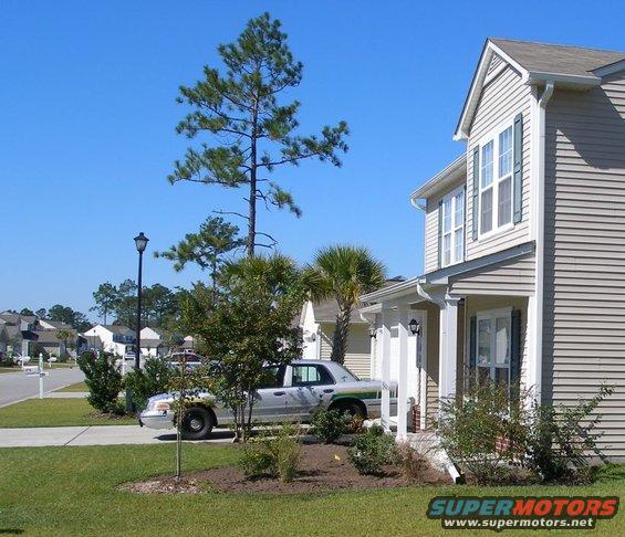 Sitting in front of the house in SC