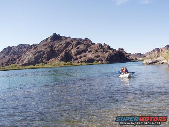 river & kayak