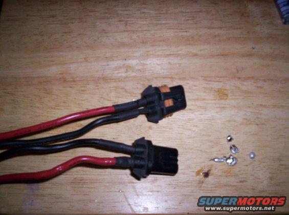 headlight connectors with 10G wires