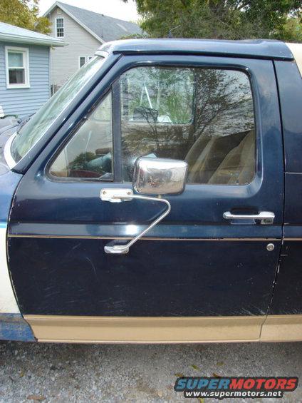 Drivers door, needs dent popped out.