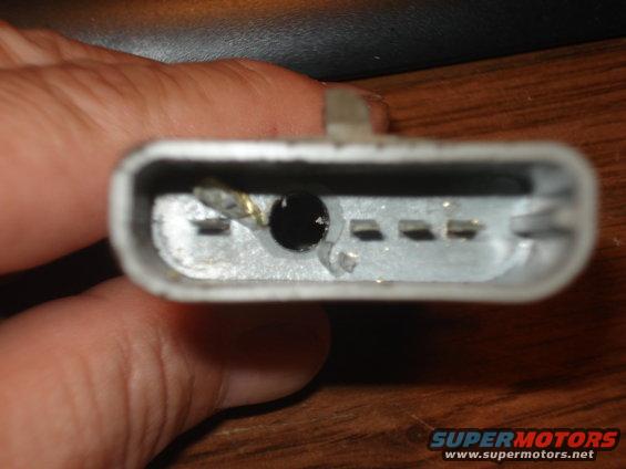 5.jpg Drilled a hole for the wires