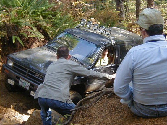 p1010027.jpg Erik on his way up the waterfall