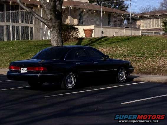 1997 Ford Crown Victoria parked on asphalt