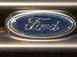 2002 Ford F-350 - Ford badge sparkling in the sun.